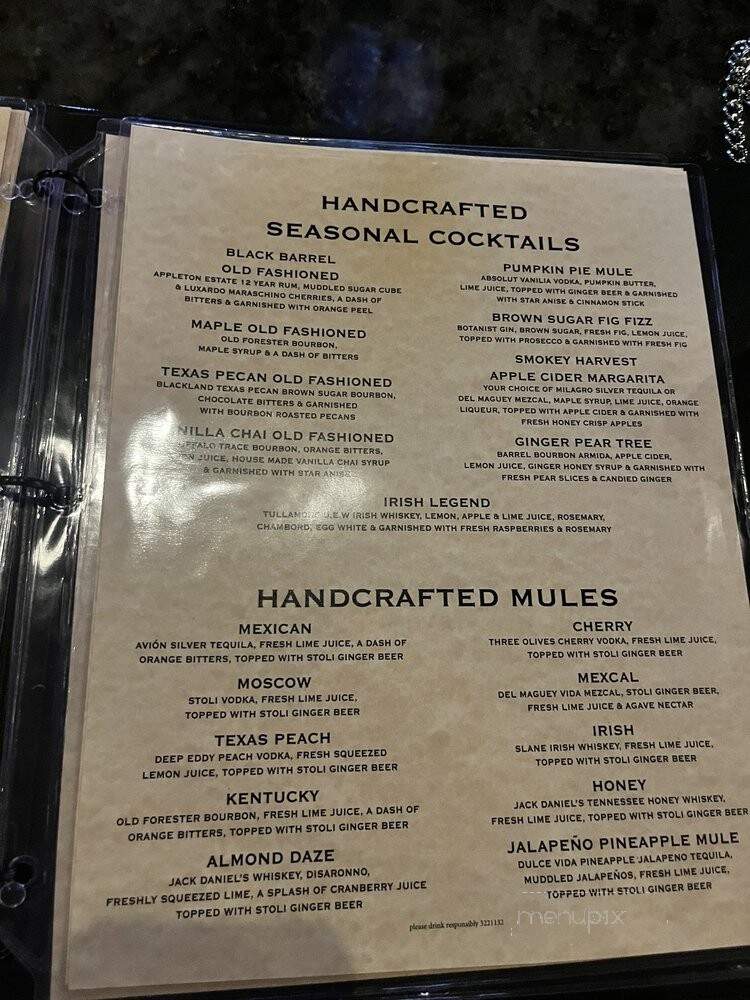 Hooligan's Pub & Grub - Arlington, TX menu_pic