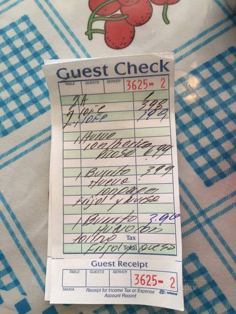 Restaurant Marquez - Arlington, TX menu_pic