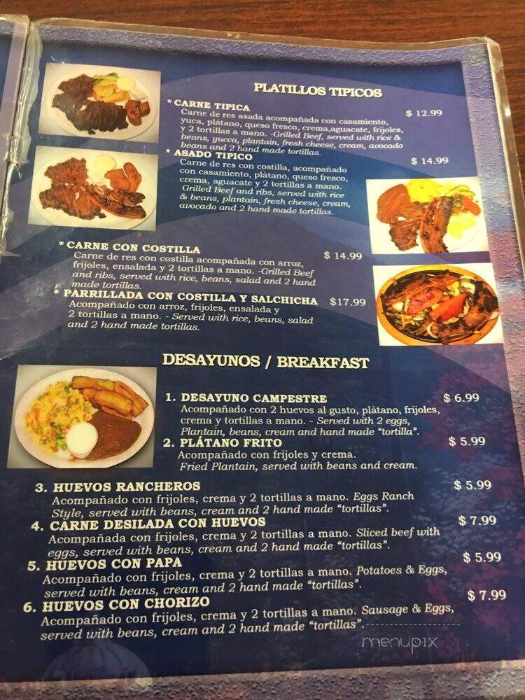 Restaurant La Campina - Arlington, TX menu_pic
