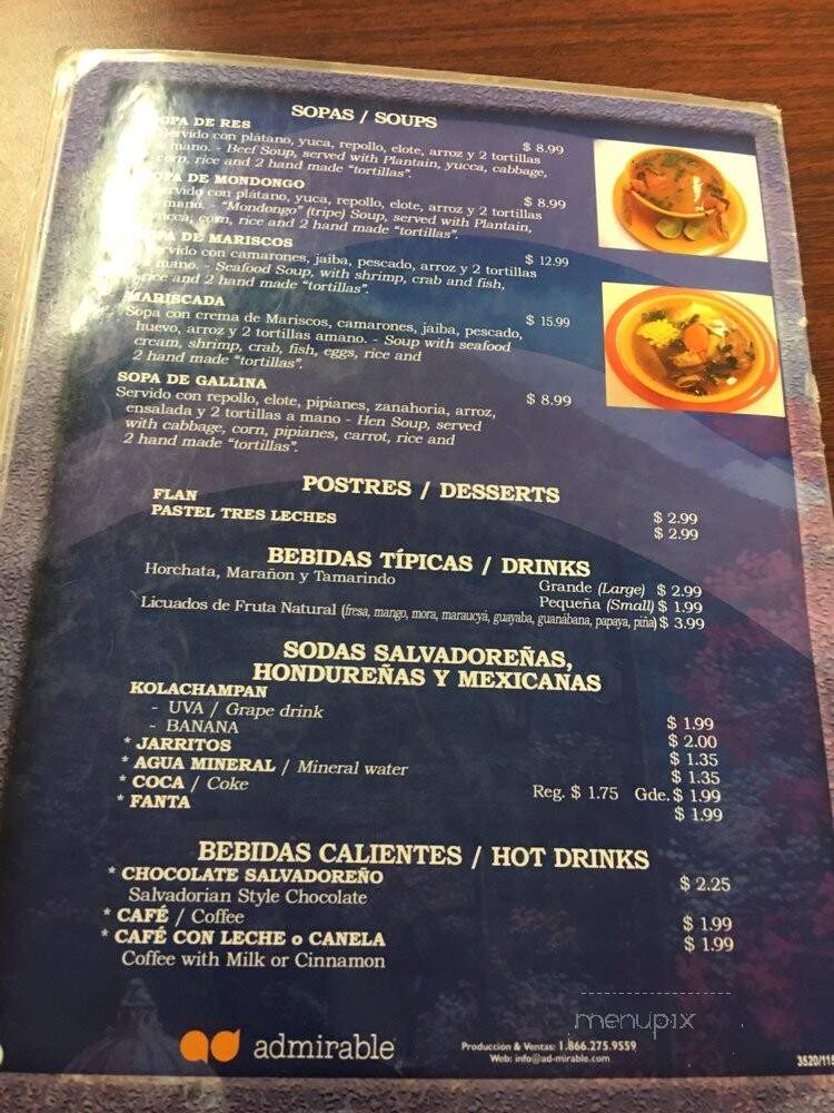 Restaurant La Campina - Arlington, TX menu_pic