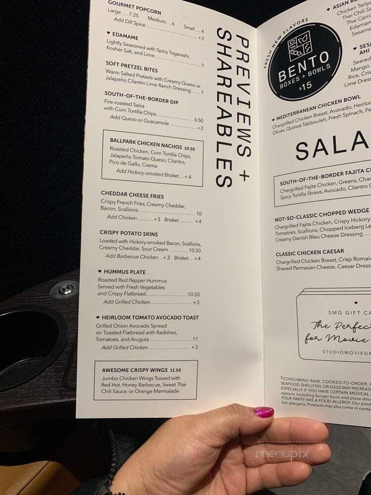 Studio Movie Grill - Arlington, TX menu_pic