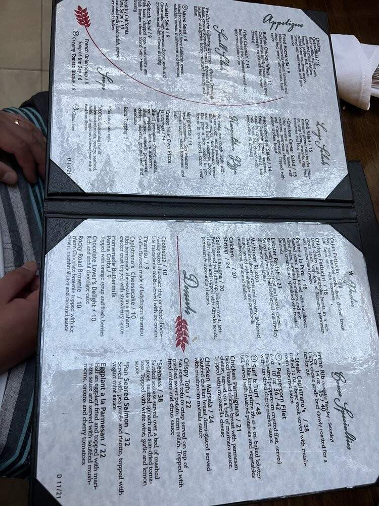 Capistrano's Cafe - Irving, TX menu_pic