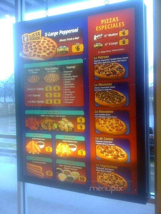 Pizza Patron - Grand Prairie, TX menu_pic
