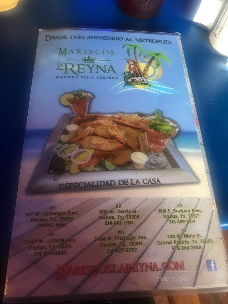 Mariscos La Reyna - Grand Prairie, TX menu_pic