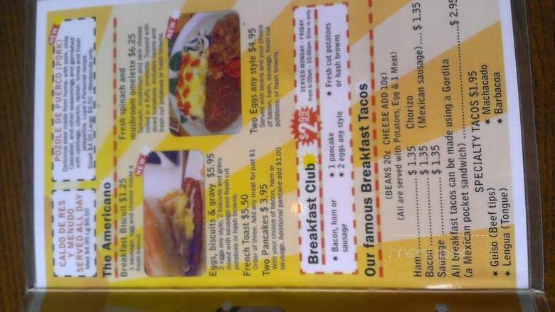 Los Lupes Cafeteria - Grand Prairie, TX menu_pic