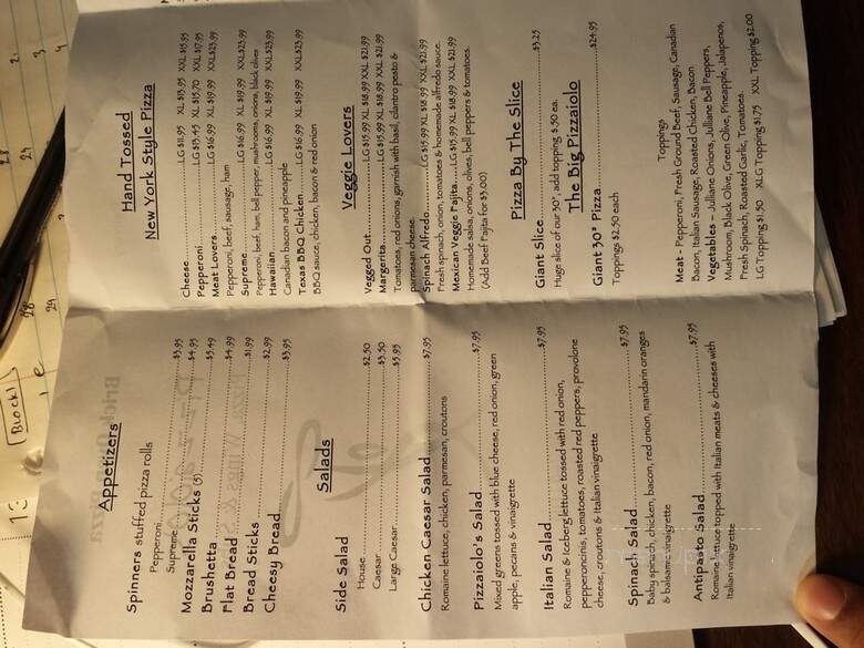 Pizzaiolo - Grand Prairie, TX menu_pic