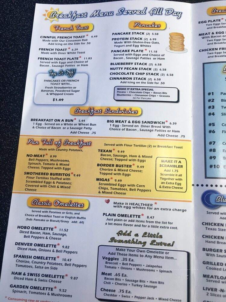 Local Diner - Irving, TX menu_pic