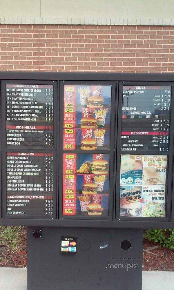 Griff's Burger Bar - Irving, TX menu_pic
