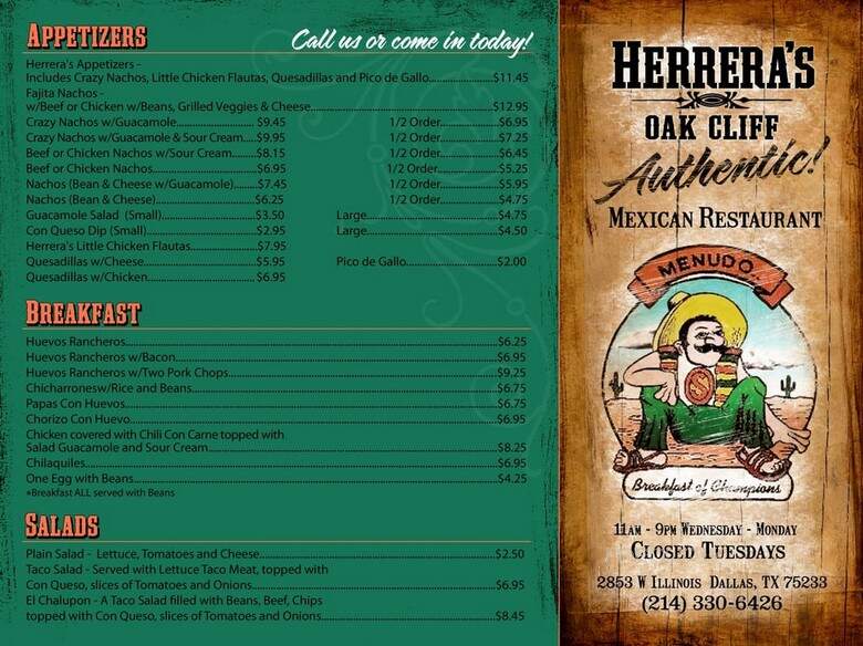 Herrera's Cafe - Dallas, TX