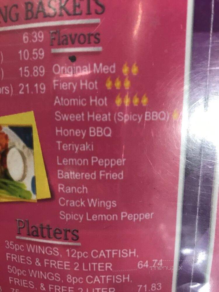 Phatt Matt's Hot Wings - Dallas, TX menu_pic