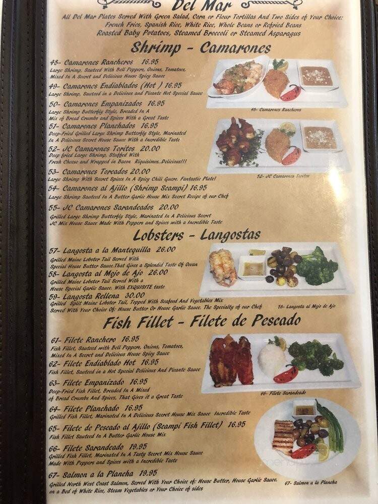 Juan Colorado Restaurant - Dallas, TX menu_pic