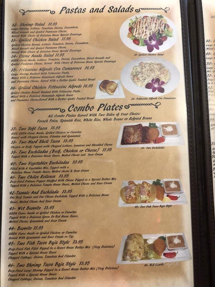 Juan Colorado Restaurant - Dallas, TX menu_pic