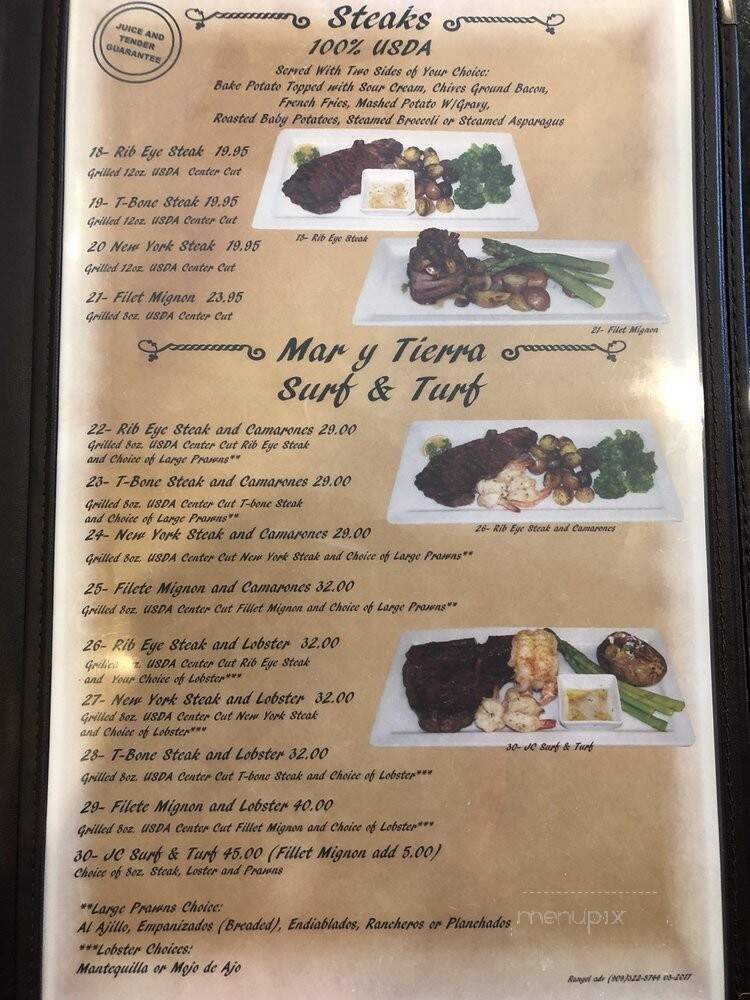 Juan Colorado Restaurant - Dallas, TX menu_pic