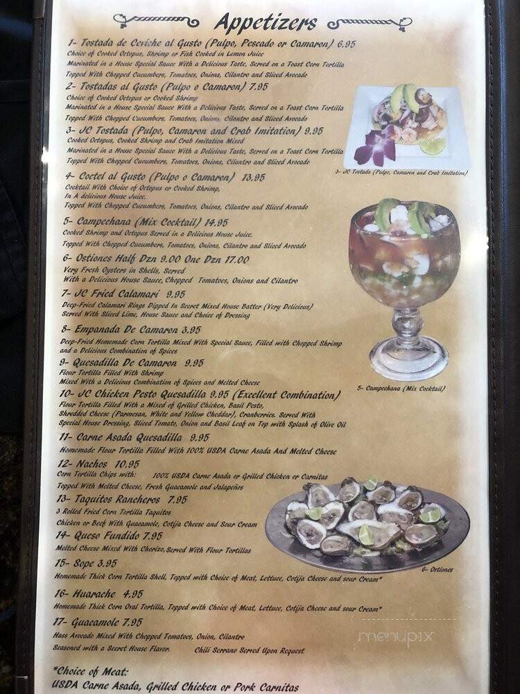 Juan Colorado Restaurant - Dallas, TX menu_pic