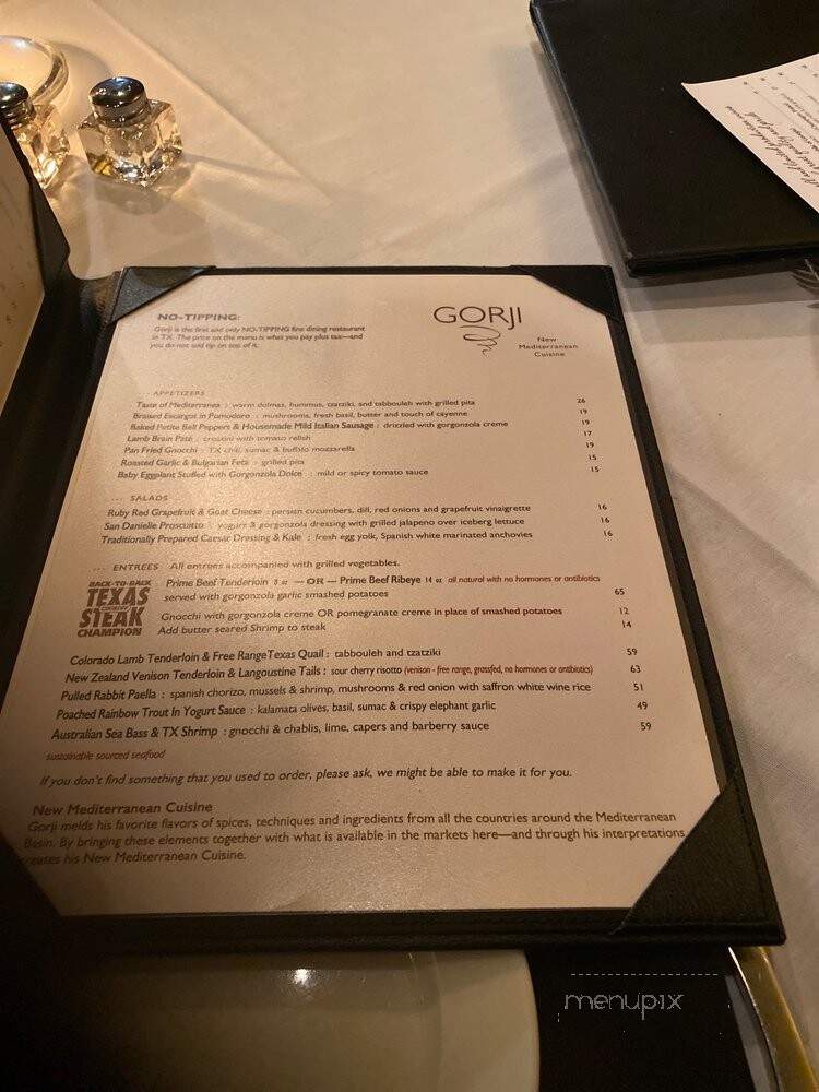 Canary Cafe - Dallas, TX menu_pic