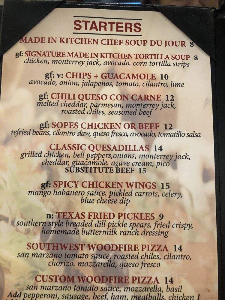 Hilton-Dallas Lincoln - Dallas, TX menu_pic