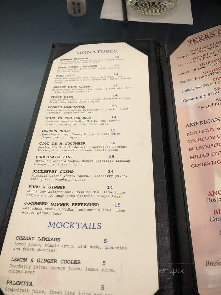 Hilton-Dallas Lincoln - Dallas, TX menu_pic
