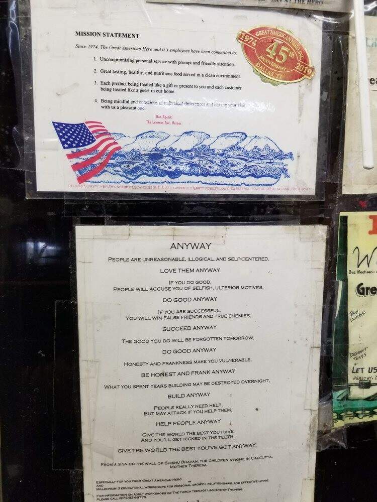 Great American Hero - Dallas, TX