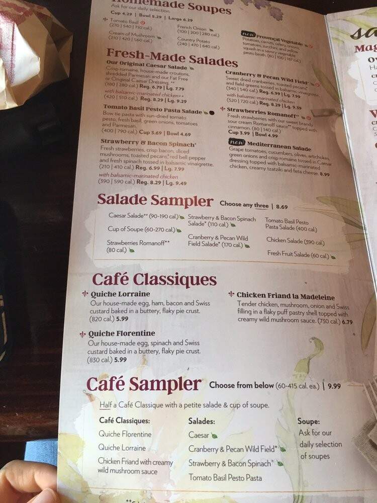La Madeleine French Bakery - Dallas, TX menu_pic