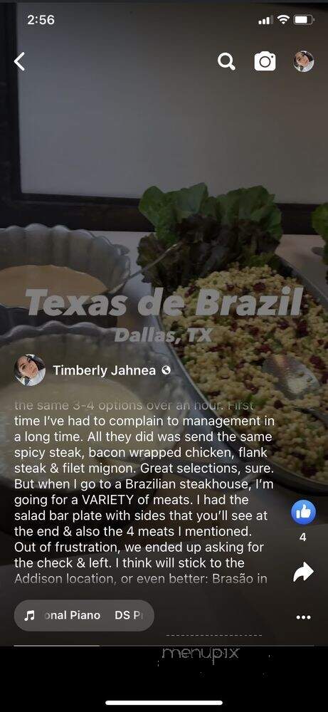 Texas De Brazil - Dallas, TX menu_pic