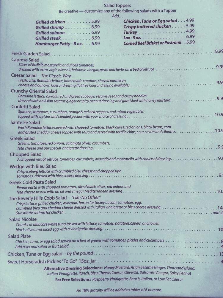 Neuhaus Cafe - Dallas, TX menu_pic