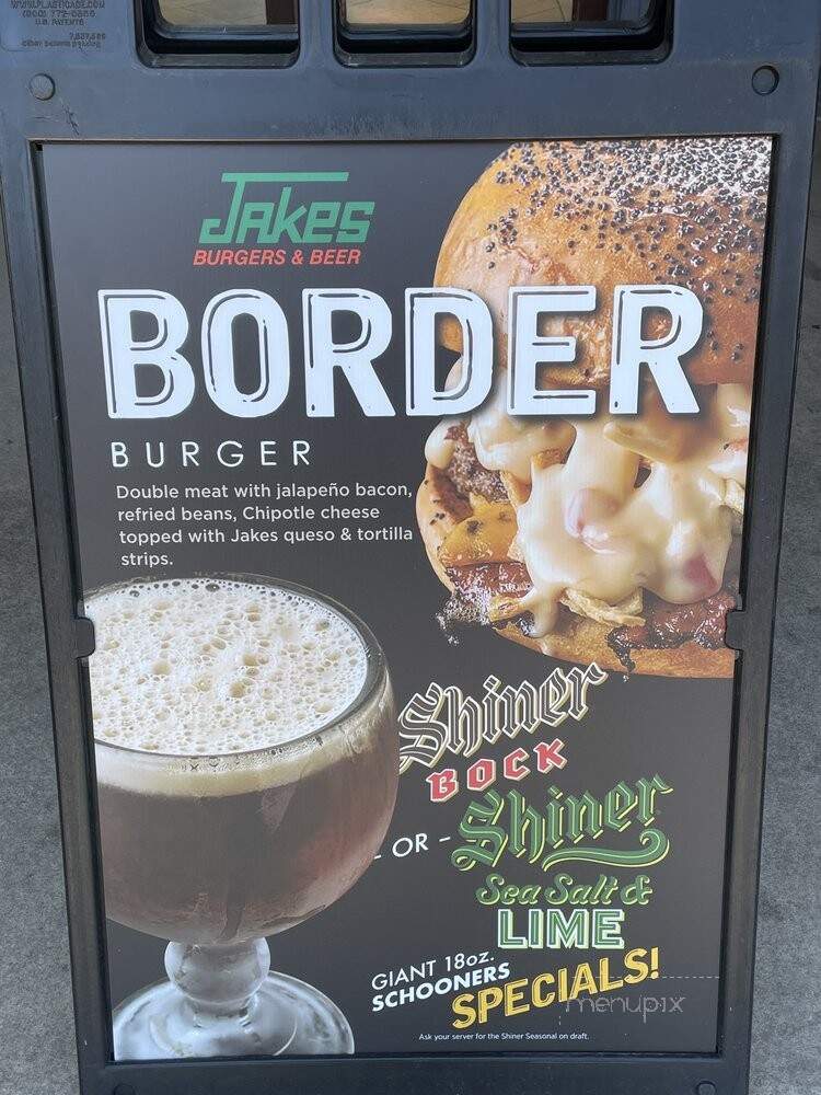 Jake's Hamburgers - Dallas, TX menu_pic