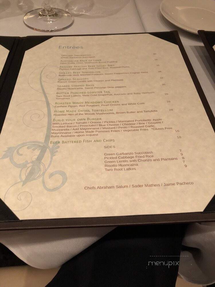 Salum Restaurant - Dallas, TX menu_pic