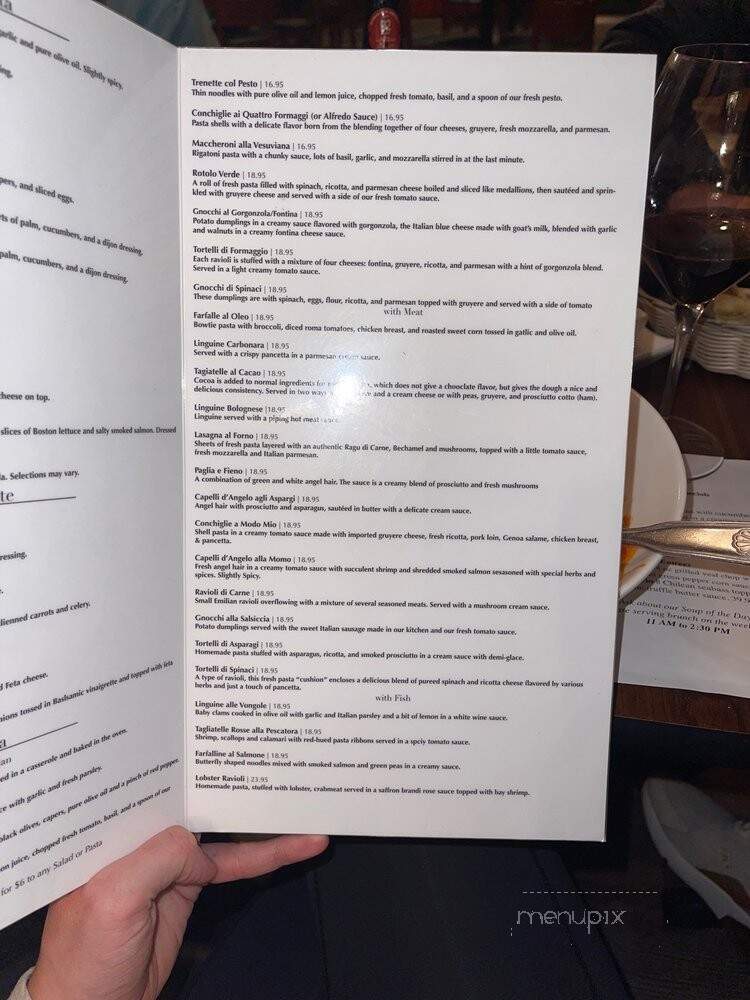 Mo Mo's Pasta - Dallas, TX menu_pic