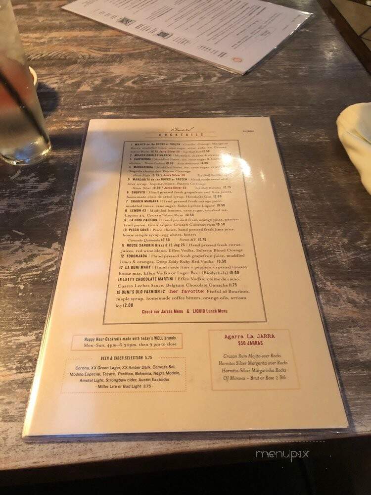 La Duni Latin Cafe - Dallas, TX menu_pic