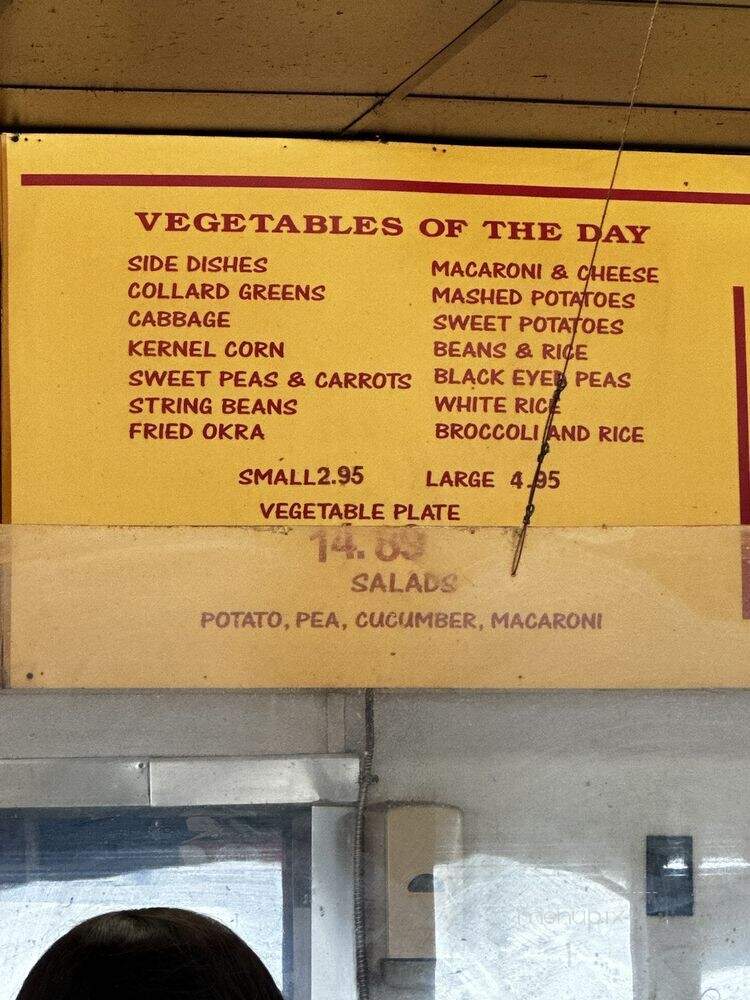 Sweet Georgia Brown Bar-B-Que - Dallas, TX menu_pic