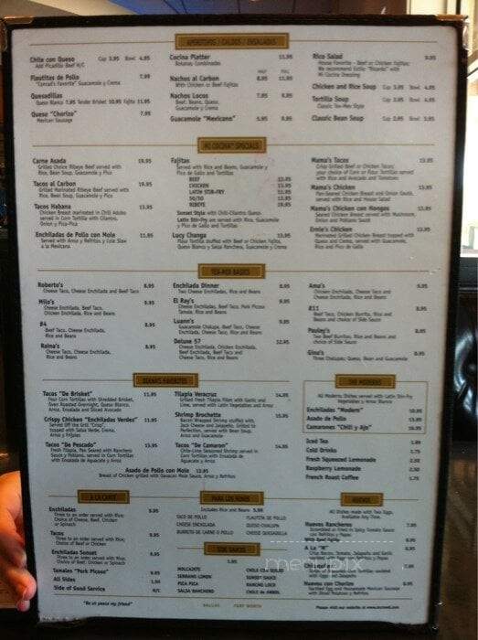 Mi Cocina - Richardson, TX menu_pic