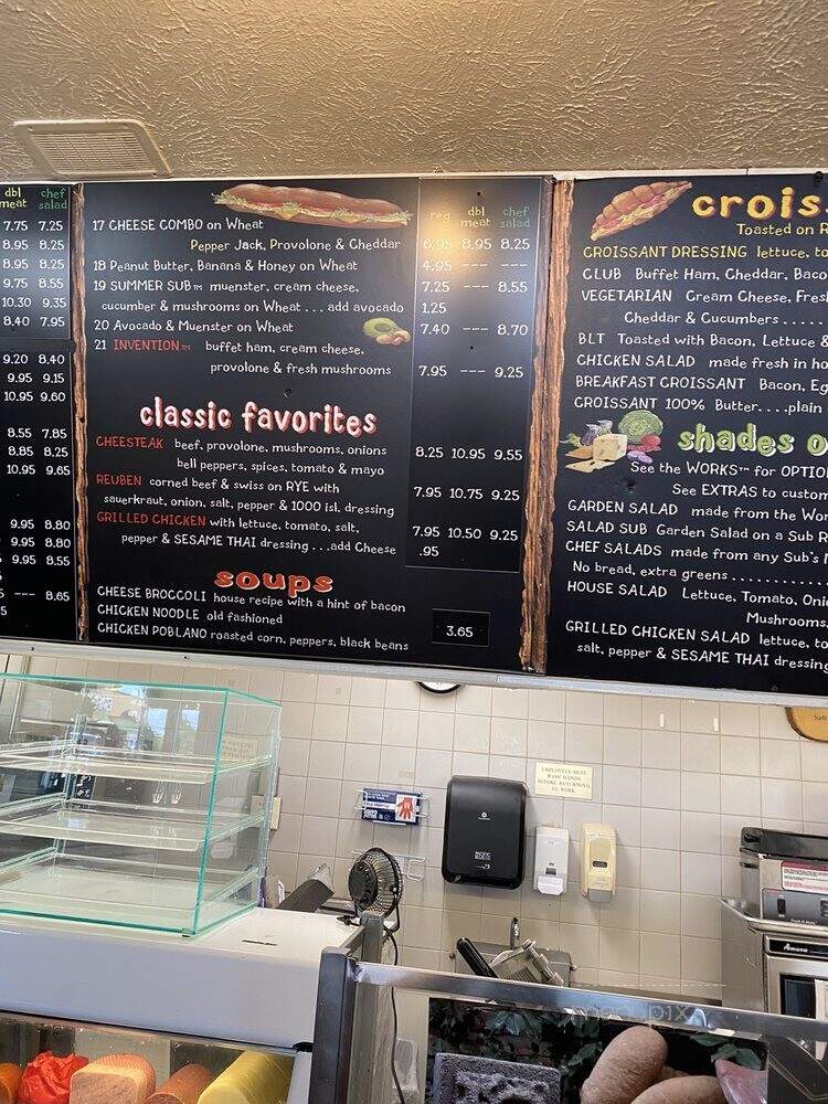 Great Outdoor Sub Shop - Dallas, TX menu_pic