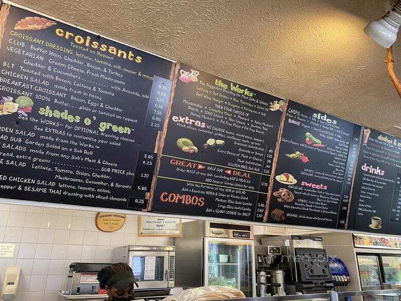 Great Outdoor Sub Shop - Dallas, TX menu_pic