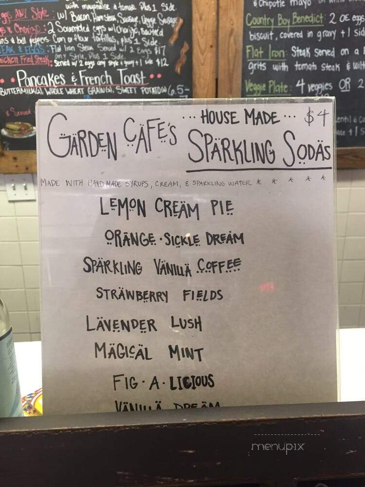 Garden Cafe - Dallas, TX menu_pic