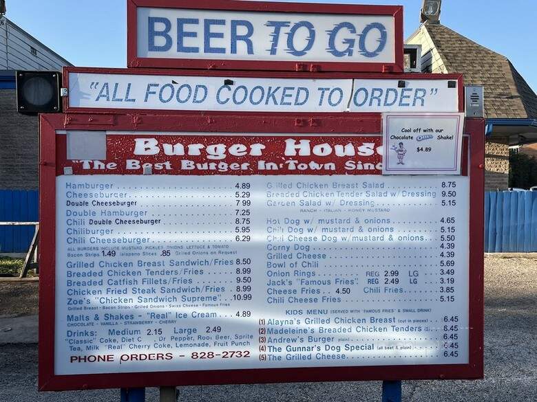 Burger House - Dallas, TX menu_pic