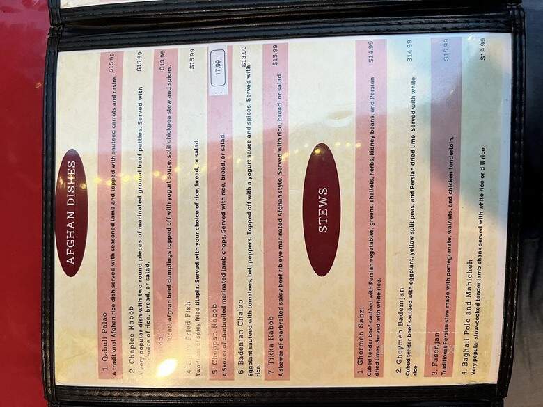 Kasra - Richardson, TX menu_pic
