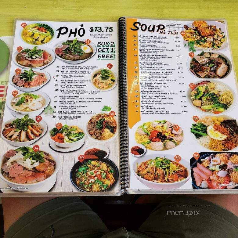 Bistro B - Dallas, TX menu_pic