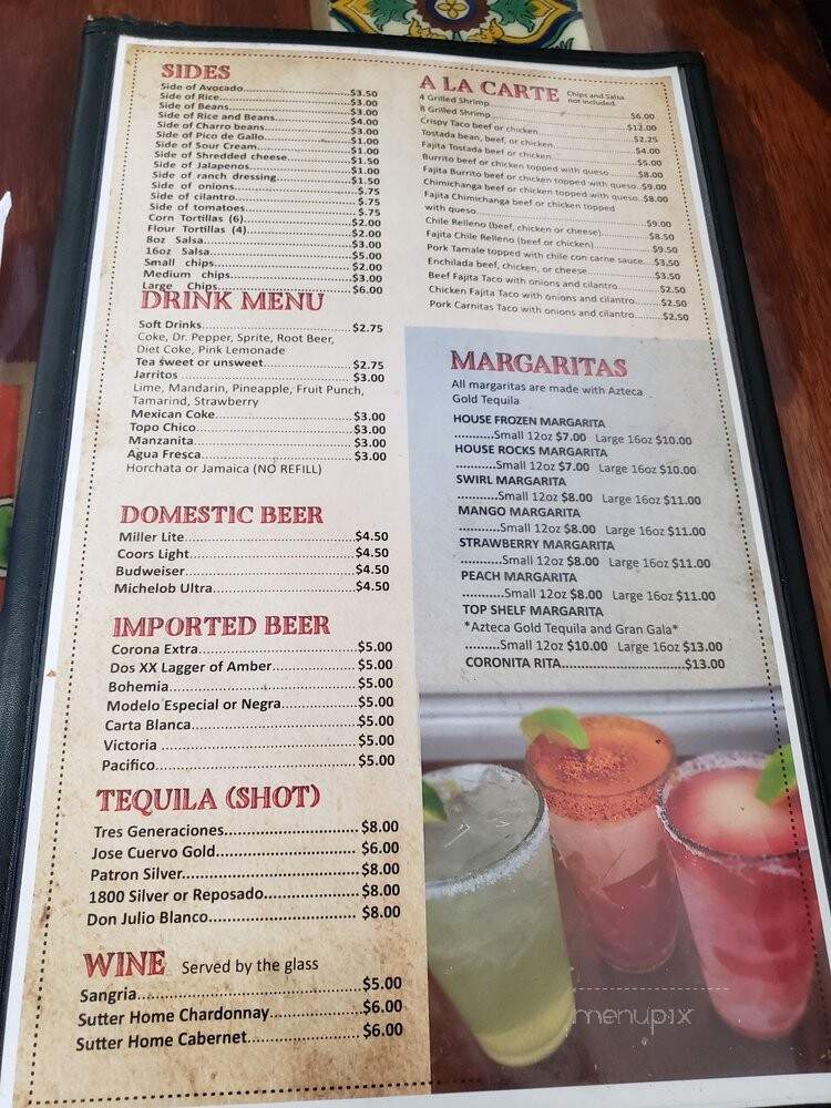 El Pueblito Mexican Cocina - Plano, TX menu_pic