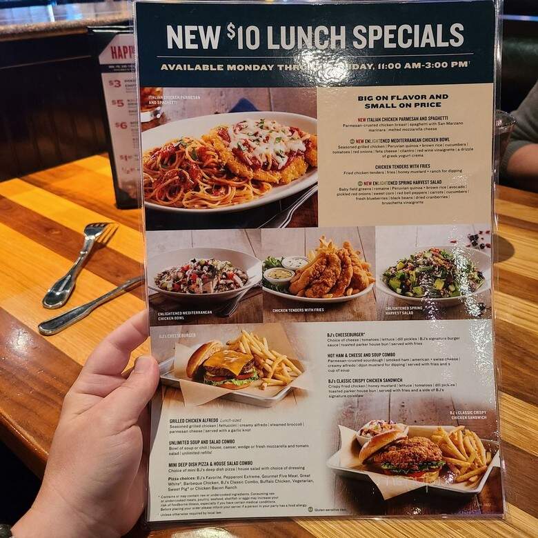BJ's Restaurant & Brewery - Plano, TX menu_pic
