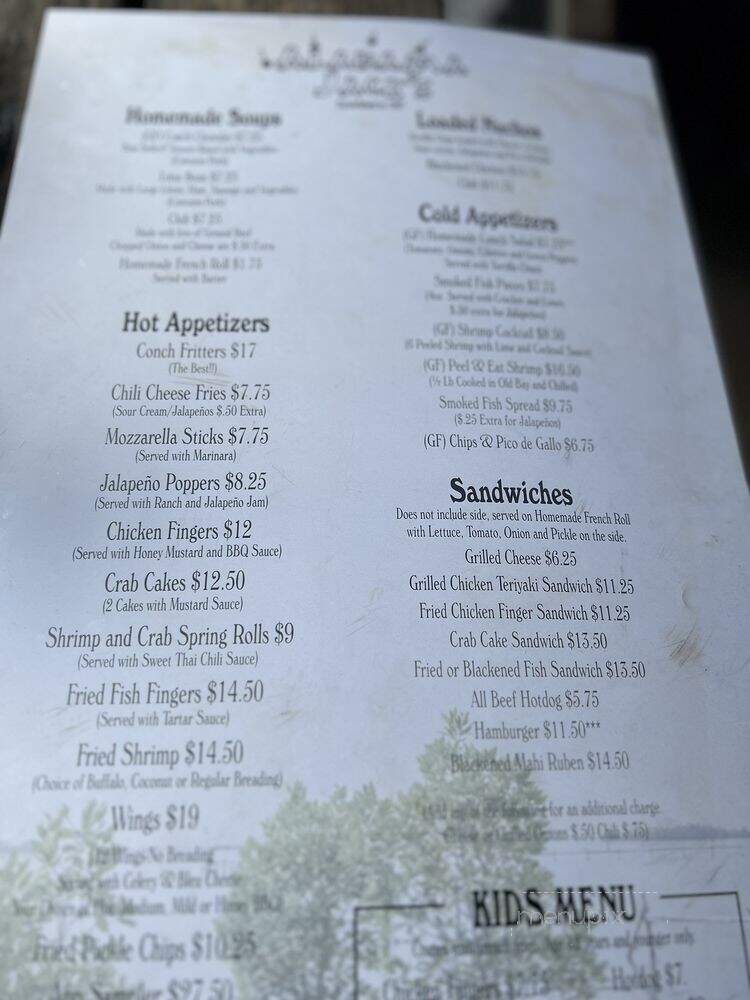 Alabama Jacks - Key Largo, FL menu_pic
