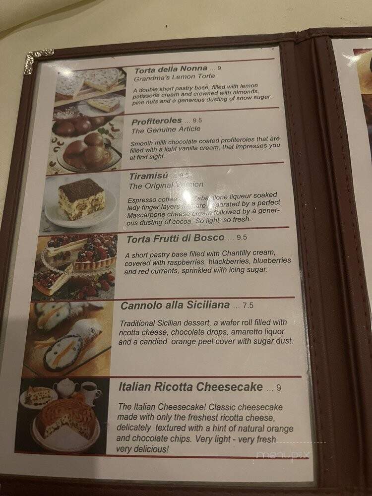 Anacapri Italian Restaurant - Miami, FL menu_pic