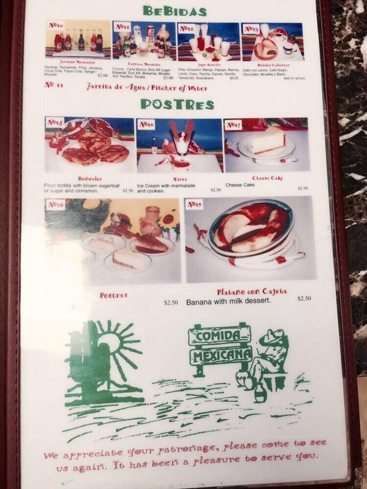 Antojitos Mexicanos - Fort Lauderdale, FL menu_pic
