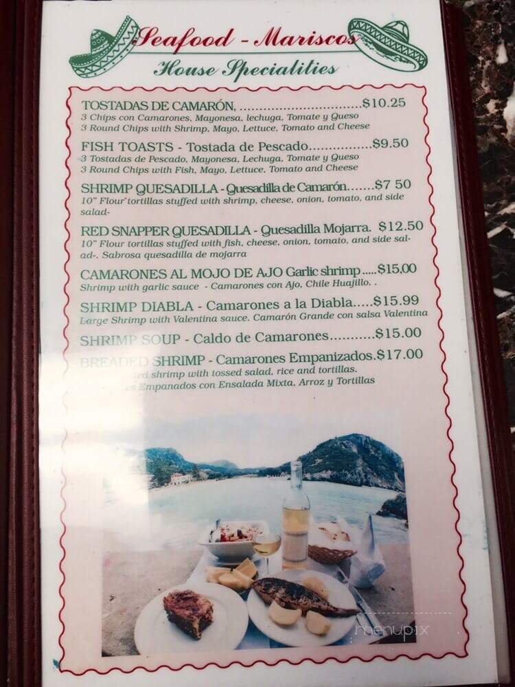 Antojitos Mexicanos - Fort Lauderdale, FL menu_pic