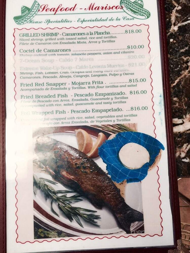Antojitos Mexicanos - Fort Lauderdale, FL menu_pic