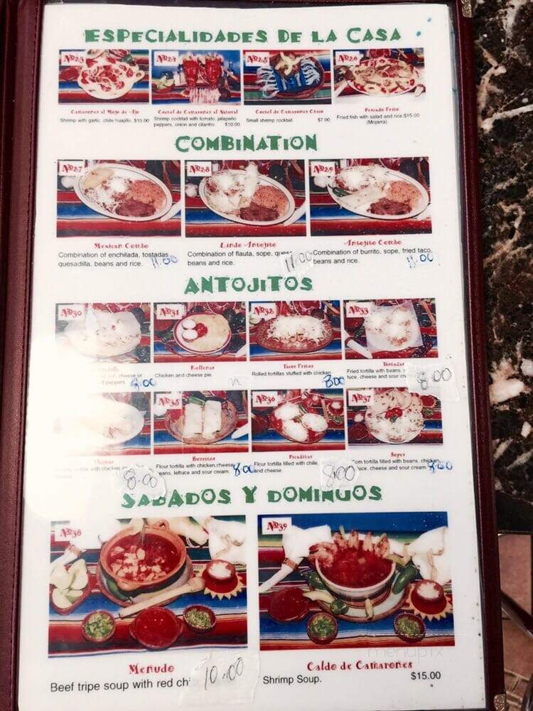 Antojitos Mexicanos - Fort Lauderdale, FL menu_pic
