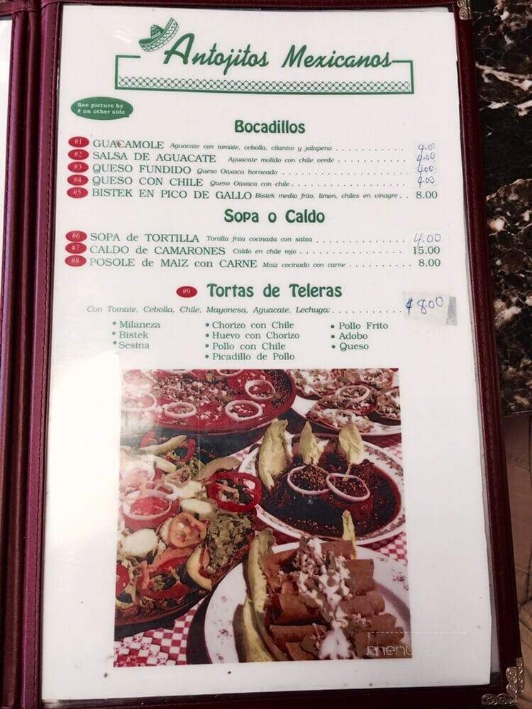 Antojitos Mexicanos - Fort Lauderdale, FL menu_pic