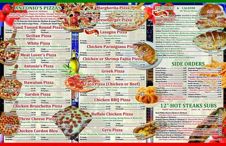 Antonio's Pizza - Port St Lucie, FL menu_pic