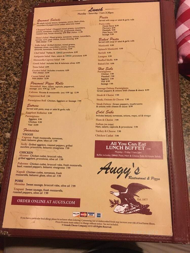 Augy's Pizza Board Restaurant - Boca Raton, FL