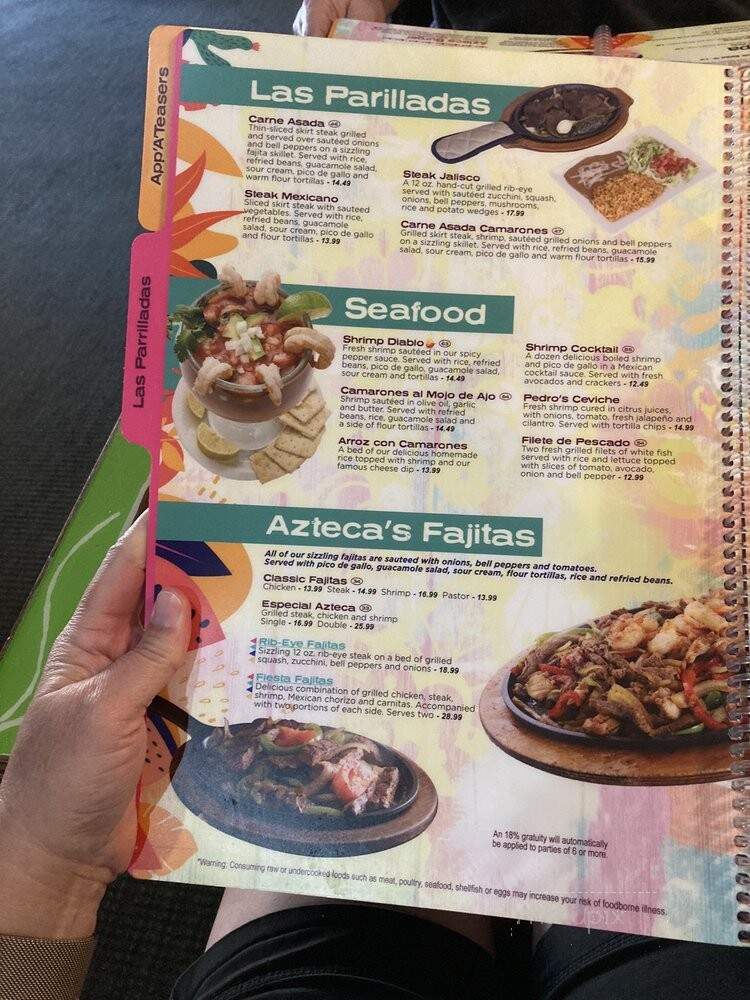 Azteca Mexican - Crestview, FL menu_pic