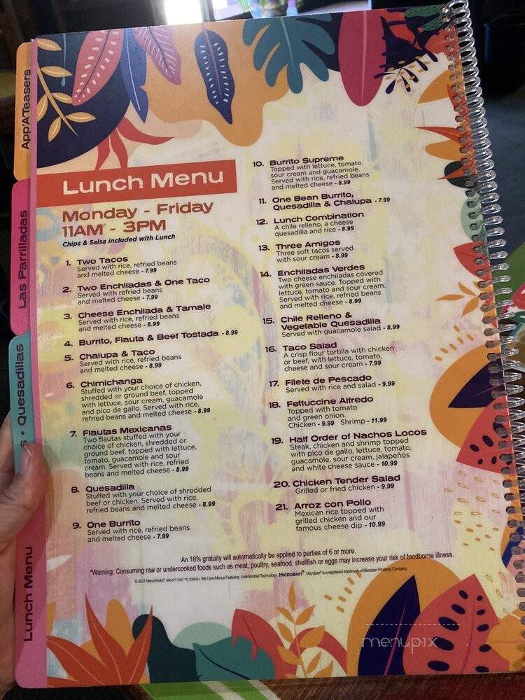 Azteca Mexican - Crestview, FL menu_pic